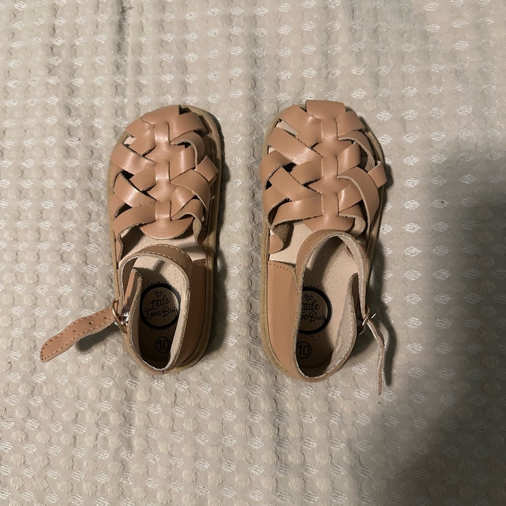 Nearly new Little Love Bug size 10 sandals